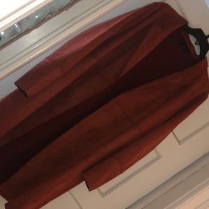 NWOT Faux Leather Jacket 🤎🧡